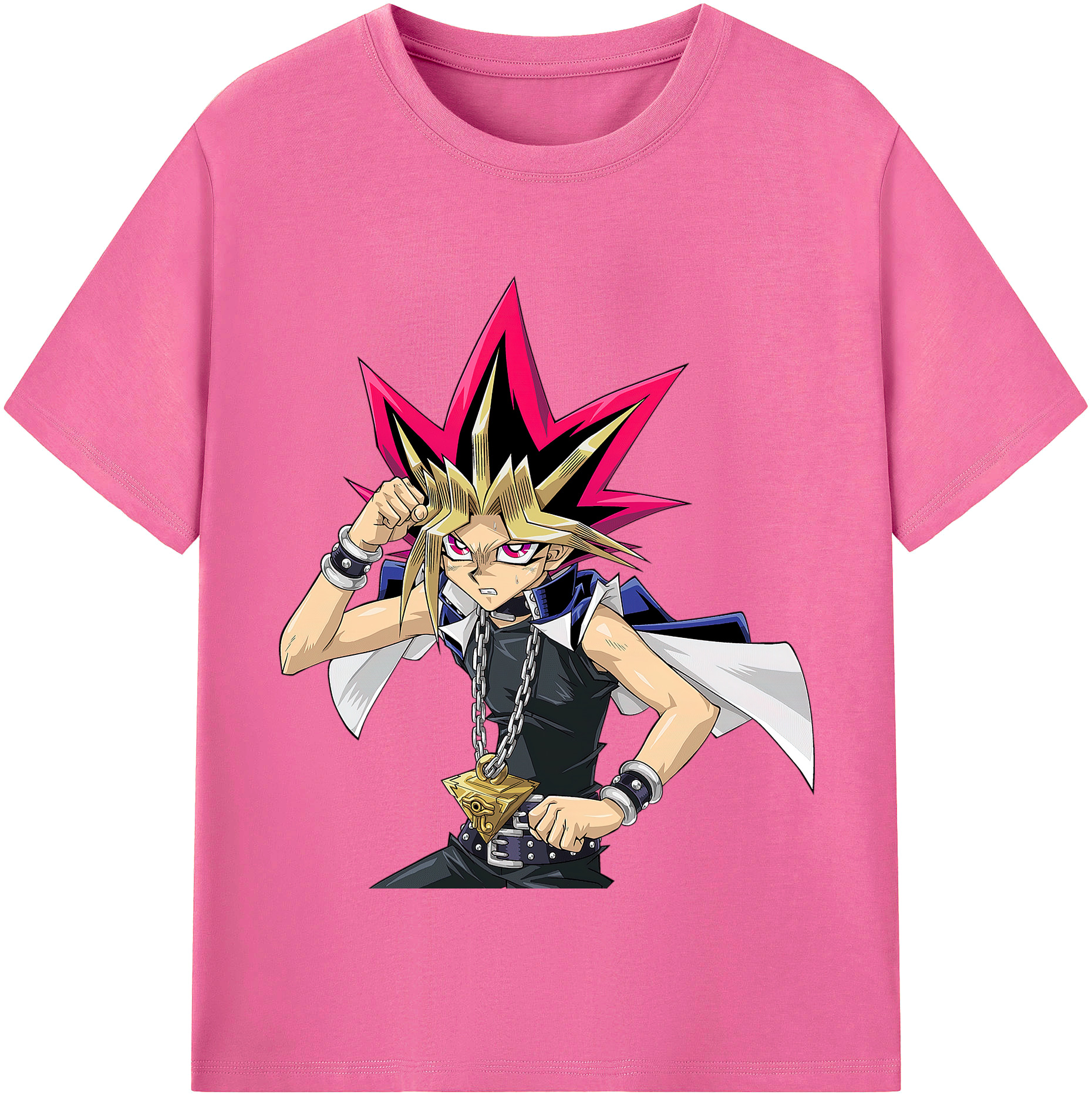 （画像用） 遊☆戯☆王 Yu-Gi-Oh! レディースカジュアルプリントTシャツ（綿100％）